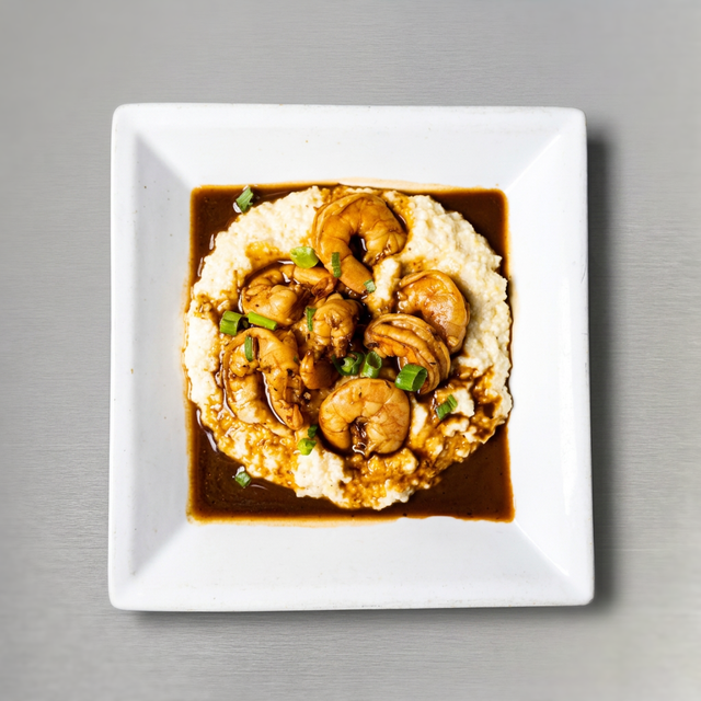 New Orleans Bbq Shrimp & Grits.