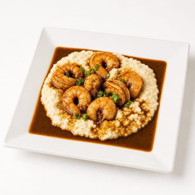 New Orleans Bbq Shrimp & Grits.