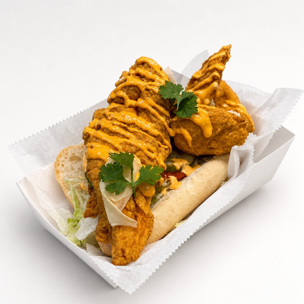 Fried Chicken Po' Boy.