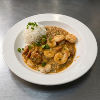 Etouffe Chicken, Shrimp & Andouille